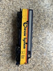 HO Scale Chessie System Diesel Locomotive, C&O 7071- Runs, Missing Front Coupler