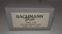 Bachmann Plus HO Scale POWERED Southern Pacific 545 Daylight EMD F7B Loco #11237