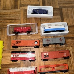 Trains LOT Of HO Locomotives Trains Mixed Lot Dixie Line, Quaker Baby Ruth