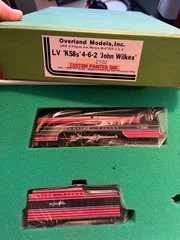 HO Brass OMI 1488 Overland LV Lehigh Valley 4-6-2 K58s John Wilkes #2102 Pro Pt