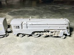 Vintage Lionel 221 O27 Scale Grey Steam Locomotive & 221W Tender – As-Is