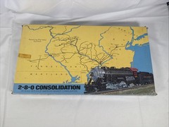 Vintage Bachmann Great Northern #1257 2-8-0 Consolidation Steam Locomotive