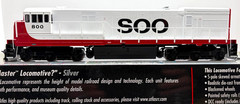 HO ATLAS 7340 MASTER SILVER U30C SOO LINE # 800 PHASE 2 DCC INSTALLED NCE D13SRP