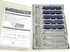 Z Scale Rokuhan Hokutosei Limited Express 14-Car Set JNR 24 Series Blue Train