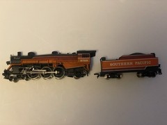 HO scale Mehano Southern Pacific Daylight #6789 Steam locomotive W/ Coal Car