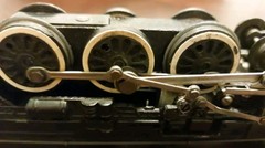 Vintage American Flyer 4-6-2 Smoking Locomotive + Tender 313 PRR 1/2 inch motor