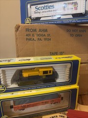 AHM HO Scale Train Set #63930 MDT Diesel Locomotive 5001 D Santa Fe Vintage NOS