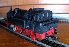 Roco 43271 HO gauge Prussian T12 / DB BR 74 steam locomotive in black livery