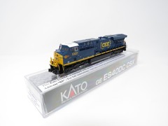 Kato N 176-8962-S Sound DCC CSX #5327 GE ES40DC Diesel Locomotive ESU LokSound