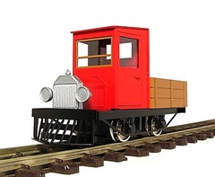 On30/Oe Aru Freelance Narrow Gauge Pickup Utility Rail Truck RTR Brass Motor Car