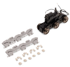 Athearn ~ HO Scale ~ Engine Power Truck ~ Low Brake ~ Fits SD38/40/45 ~ 40076