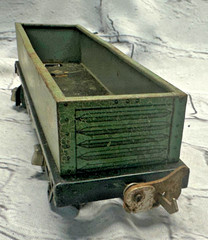 Vintage Lionel Lines Prewar No. 512 Green Gondola Standard Gauge Tinplate Train