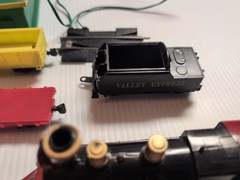Marx Battery Operated Valley Express HO Train with track Tested