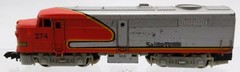 Arnold 0274W N Scale Atchison Topeka Santa Fe FA-1 Diesel Locomotive #274