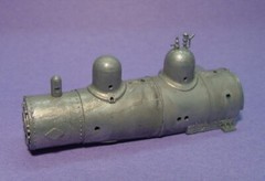 HO/HOn3 ROUNDHOUSE SHAY LOCOMOTIVE BOILER CASTING PART #22400 WISEMAN MDC-41