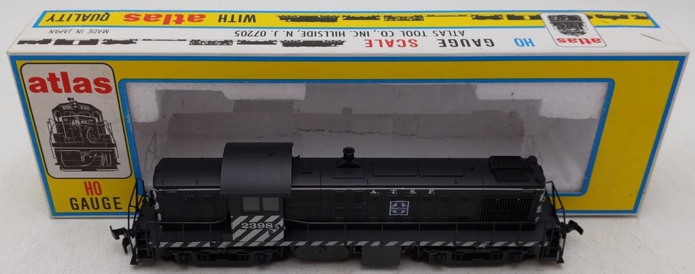 Atlas 8127 HO Scale Santa Fe Alco RS-1 Diesel Locomotive #2398 EX/Box
