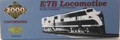 Proto 2000 EMD E7A (powered) and E7B (unpowered) – Undecorated – HO Scale