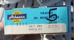 Athearn HO Scale Santa Fe ALCO PA-1 Diesel Locomotive Warbonnet #75