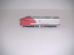 Vintage ho Scale Diesel Locomotive “Santa Fe” Made In Yugoslavia