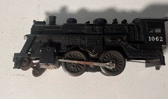 AS-IS Vintage HO Scale Steam Locomotive #1062 – Untested – For Parts