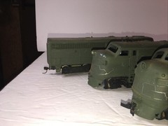 Ho GM F3 Units 2 Powered In Dummy Unit Probably Non Working Sitting In Boxes.