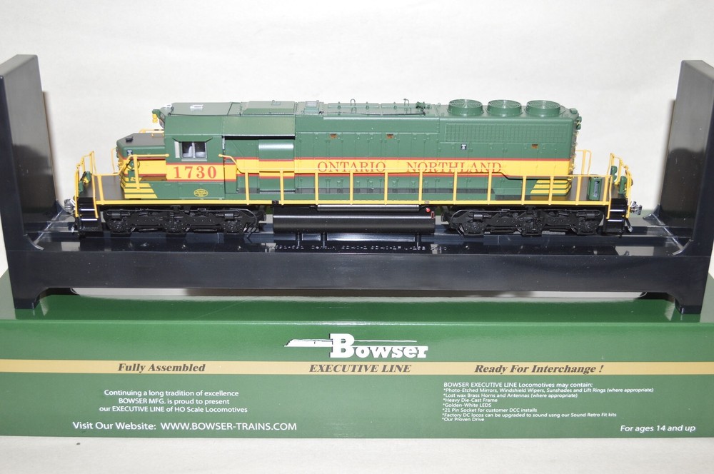 HO scale Bowser Ontario Northland Ry Canada 1730 locomotive train DCC Sound
