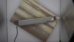 Ho scale Trans Europ Express model train locomotive, passenger and baggage car.