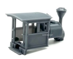 HOn30/HOe/HOn2-1/2 TMW 0-4-0 H.K. Porter Steam Locomotive Kit Fluted Engine H0e