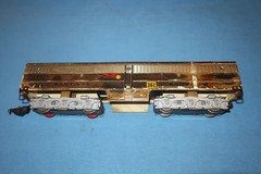 American Flyer #361 Santa Fe Alco B-unit. Chrome. No horn