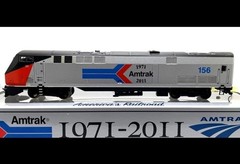 HO ATHEARN 99450 P42DC AMTRAK 40TH ANNIVERSARY # 156 PHASE I DCC SOUND INSTALLED