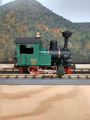 ETS O scale 0-4-0 steam loco 2 rail DC – item #125 – NEW