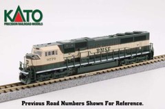 Kato N Scale SD70MAC Burlington Northern Santa Fe #9779 DCC Version~ 176-6312DCC
