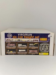 MTH RailKing Set 30-7018 Virginian 6 Car Freight O Gauge Box