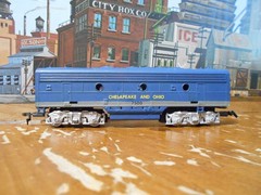 HO Trains Life-Like Chesapeake and Ohio B-Unit Dummy #7500