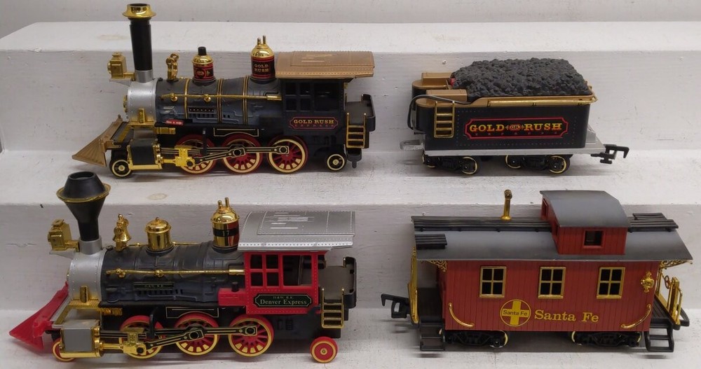 G Scale Assorted Steam Locomotives w/ Tenders [4] EX