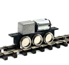 N/HOn30/HOe/009 Gauge 3-Axle Locomotives Power Drive Chassis 20mm/6mm H0e Engine