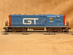 Lionel modern Grand Trunk coal train! Four 9822 gondolas plus 8356 dummy GP-7