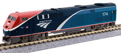 KATO 1766041DCC N Amtrak 174 Phase VII GE P42 Genesis DCC LOCO 176-6041-DCC