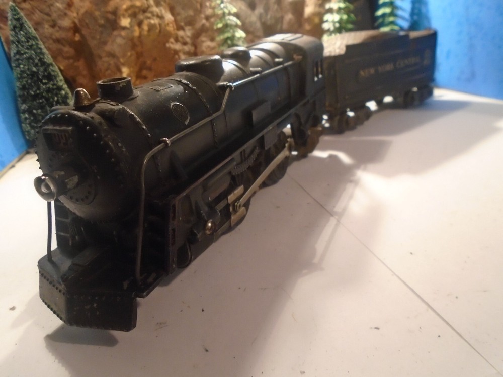 MARX VINTAGE DIECAST No 999, 2-4-2 LOCO WITH STEEL TENDER,TRACK TESTED 5-208-5