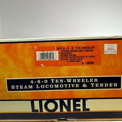 Lionel 6-28098 O New York Central NYC 4-6-0 Ten-Wheeler Steam Engine & Tender