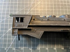 Marx O Train NICE 666 DIECAST METAL Locomotive Engine SHELL ONLY PART LOT E