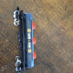 Lionel O Gauge Union 76 Advertising Tank Car Blue/Orange Plastic 1062