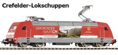 PIKO 59456 Analog Electric Locomotive BR 101 DB Graubünden Advertising