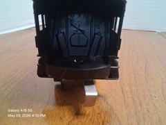 O Gauge 2-6-2 Steam Locomotive Black 237 with Tender Diecast Plastic Model