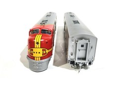 The Coach Yard TCY Sam-Tech AT&SF EMC E-1 A+B Santa Fe #3 HO Brass #TCY-2001 DCC