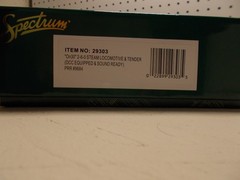Spectrum/Bachmann On30 #29303 – Black PRR 2-6-0 Sound ready #9684 – New!