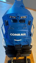 Set of 2 HO Diesel Locomotives with DCC Control – UP EMD SD7 and Conrail GE U23B