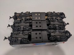 Athearn HO EMD F7A-F7B ABA set Amtrak Powered & Dummy Diesel Locomotives 157 154