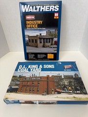 Lot Walthers HO Cornerstone Series O. L. King Sons Coal Yard Industry Office
