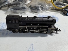 Arnold Rapido N Scale Pennsylvania Steam Locomotive w/ Tender #0223 S